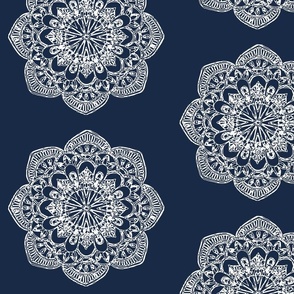 Block Print Fabric, Wallpaper and Home Decor