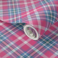 Custom Pink Cornflower Plaid 2