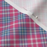 Custom Pink Cornflower Plaid 2