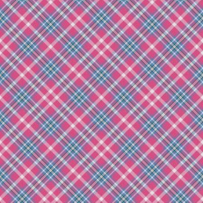 Custom Pink Cornflower Plaid 2