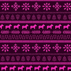 Scandinavian Christmas in Pink