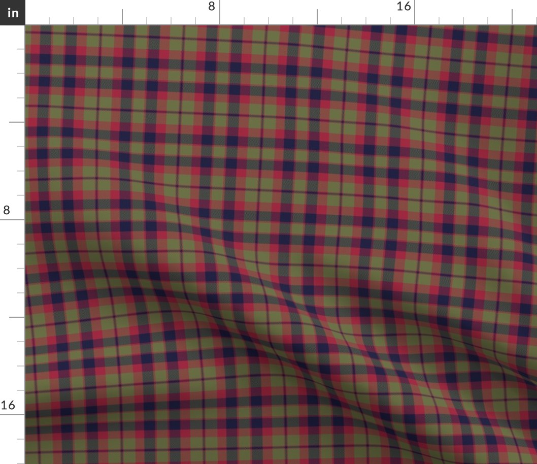 City of Glasgow tartan, 3" muted (Wilson's 1790)