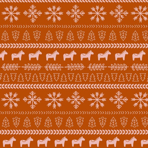 Scandinavian Christmas in Orange