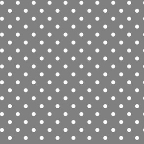 Grey Polka Dot