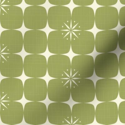 Atomic starburst grid green