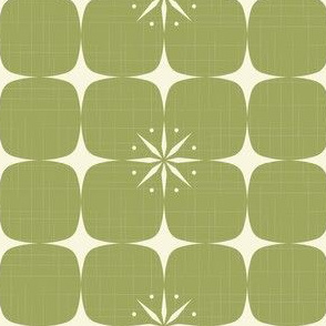 Atomic starburst grid green