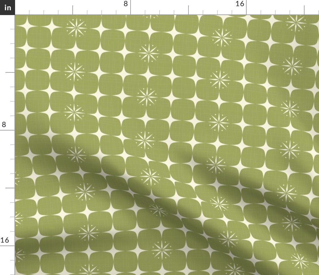 Atomic starburst grid green