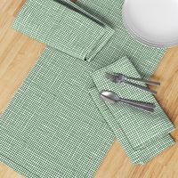 Green and White Hand Drawn Thin Criss Crossing Lines Pattern K075