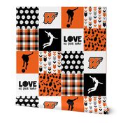 Volleyball/Bowling - Wholecloth Cheater Quilt