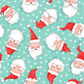 All the Santas pattern