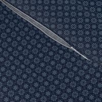 Traditional Indigo Blue Japanese  Lace Geometric