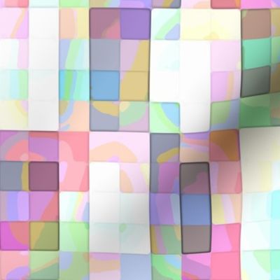 Painted Squares - Pastels