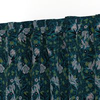 Jolie Floral - Deep Teal