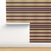 Thin waffle stripe, aubergine + grape by Su_G_©SuSchaefer