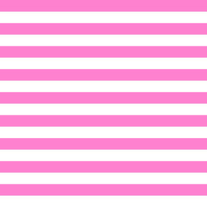 1" valentines stripe fabric, stripe fabric, stripes fabric, valentines fabric, valentines day fabric, stripes - horizontal stripe- bubblegum