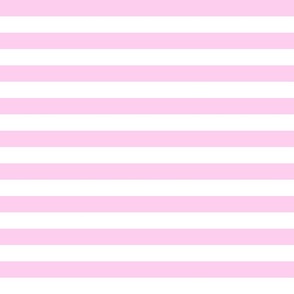 1" valentines stripe fabric, stripe fabric, stripes fabric, valentines fabric, valentines day fabric, stripes - horizontal stripe- pastel pink