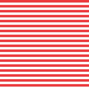 1/2 " valentines stripe, stripes fabric, stripe fabric, girls valentines fabric, coordinate -  bright red