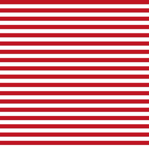 1/2 " valentines stripe, stripes fabric, stripe fabric, girls valentines fabric, coordinate -  cherry red