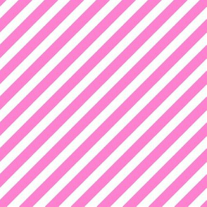diagonal stripe fabric - valentines fabric, valentines stripe fabric, girls fabric, cute fabric, bright fabric - bubblegum