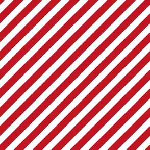 diagonal stripe fabric - valentines fabric, valentines stripe fabric, girls fabric, cute fabric, bright fabric -  cherry red