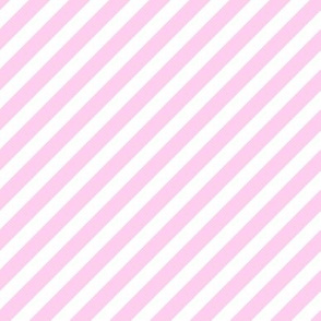 diagonal stripe fabric - valentines fabric, valentines stripe fabric, girls fabric, cute fabric, bright fabric -  pastel pink