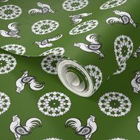 Rooster's Green Onion Kerchief | Stock Pot