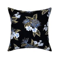 Virginia Floral - Black/Yellow/Blue