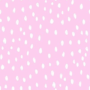 sweet dots fabric, dot fabric, dots fabric, valentines dots, valentines quilt fabric, valentines day, sweet dots, feminine fabric -  pastel pink