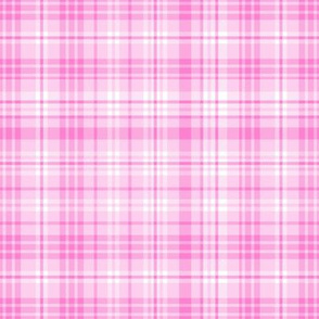 valentines plaid fabric, valentines day fabric, sweet pastel plaid, pink plaid, purple plaid, girls plaid, girls buffalo check, plaid pattern - pink plaid