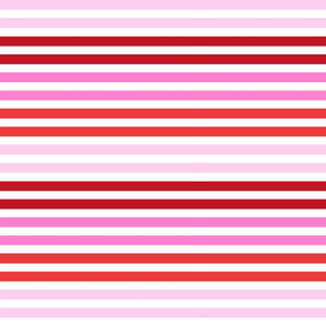 valentines candy stripes - stripe fabric, stripes fabric, candy stripes, bright stripes, pink stripes -  pinks