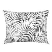 Loulu Palm Batik Black on White Jumbo 300