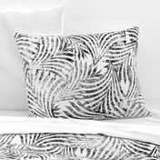 Loulu Palm Batik Black on White Jumbo 300