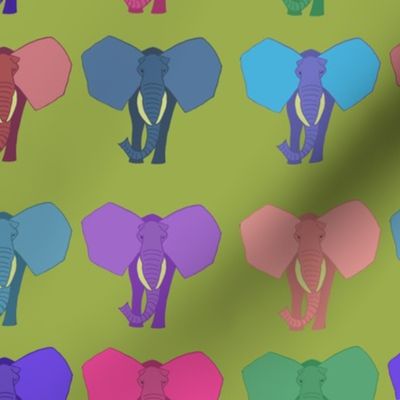 rainbow elephants