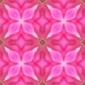 18-02p Hot Pink Floral Geometric Abstract Blender _ Miss Chiff Designs 