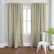 18-02k Victorian Gray Olive Cream Abstract Geometric Floral