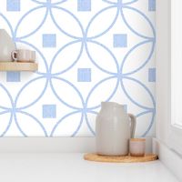 Mid century modern Circle geometric texture d wallpaper