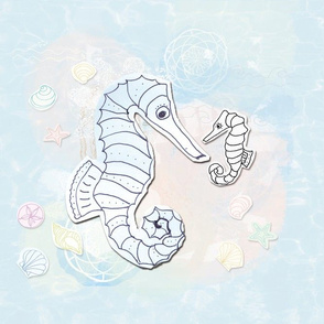 Seahorse Love