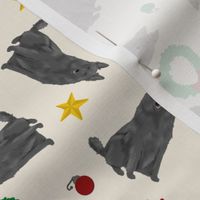 Tiny Belgian Sheepdogs - Christmas