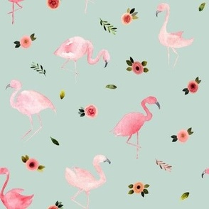 Flamingos and Florals // Paris Sage