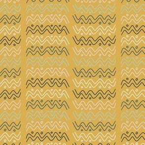 Tribal Wave Gold