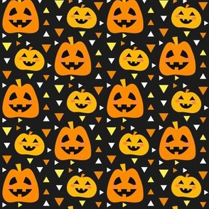 Spooky Pumpkins - Black