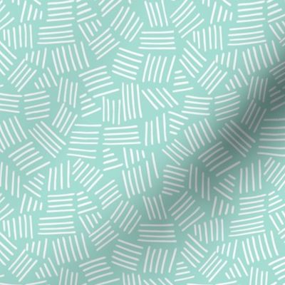 Basket Weave - Mint