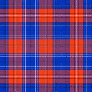 Orange Purplish Blue Plaid