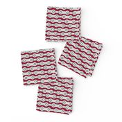 bicycle chain repeat 1 horizontal lipstick red