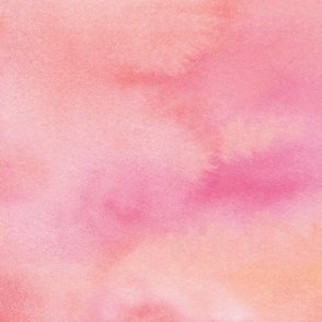 pink watercolor wash