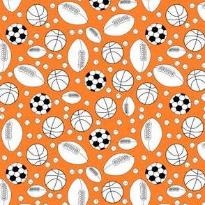 mixed sports orange