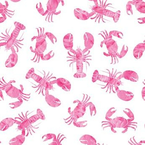 lobsters and crabs (pink)