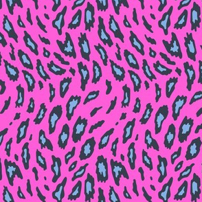 Leopard Print - Pink / Grey