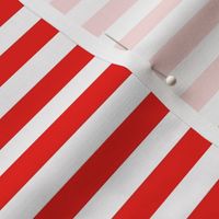 Red and White Stripes -  Sized for ears & dolls