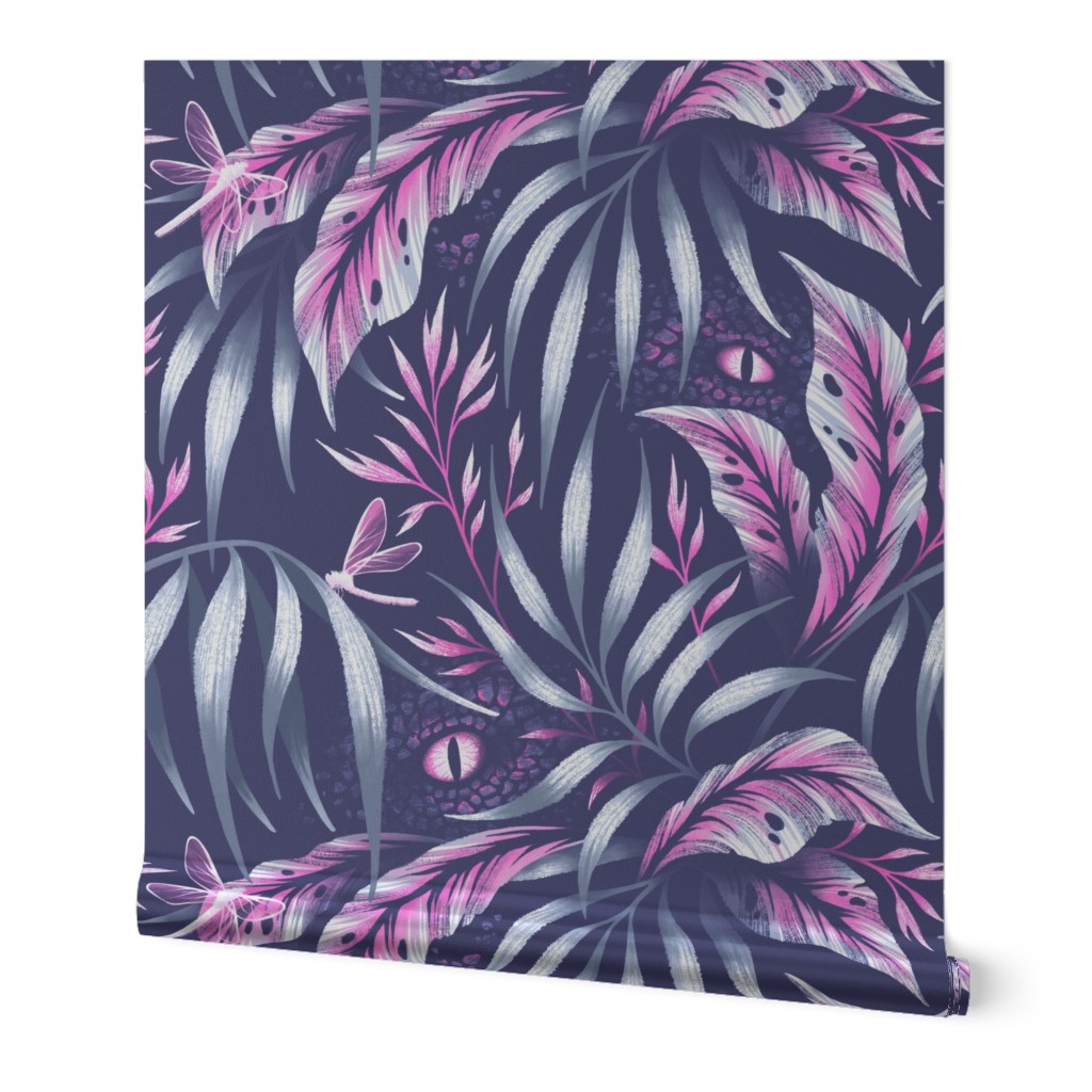 Jurassic Jungle - Pink / Purple - LARGE